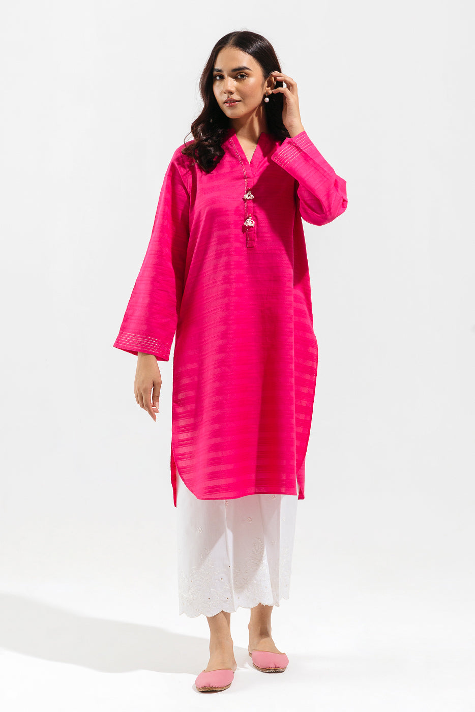 BASIC JACQUARD SHIRT (PRET)