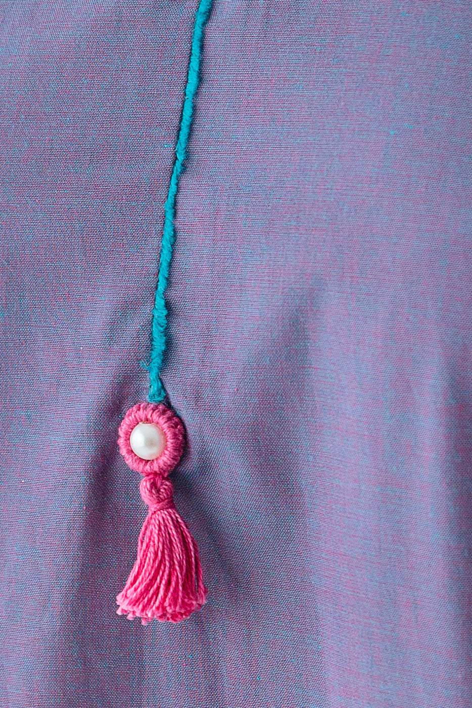 EMBROIDERED CHAMBRAY SHIRT (PRET)