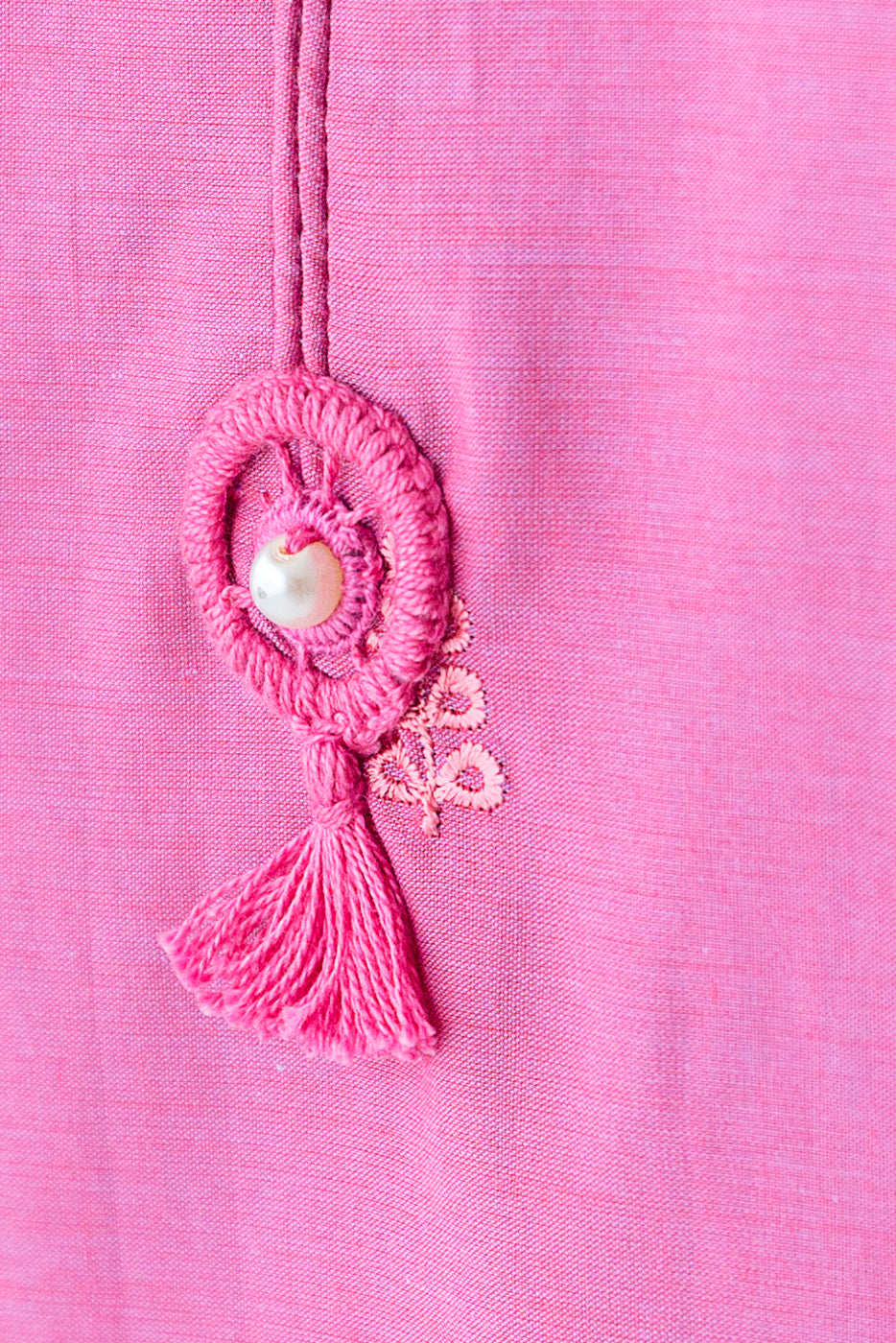 EMBROIDERED CHAMBERY SHIRT(PRET)