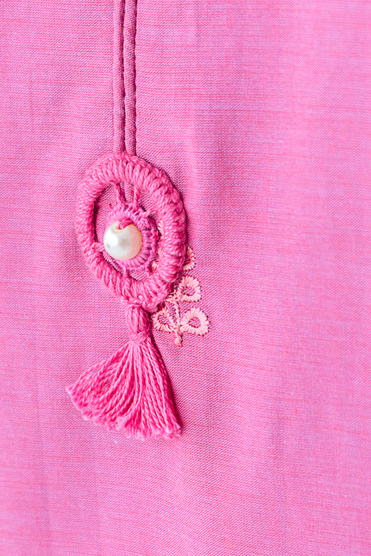 EMBROIDERED CHAMBERY SHIRT(PRET)