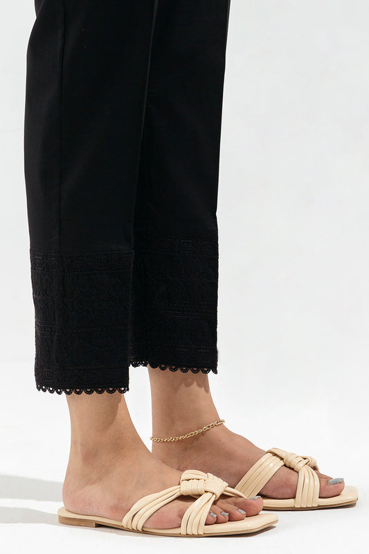 EMBROIDERED STRAIGHT PANTS