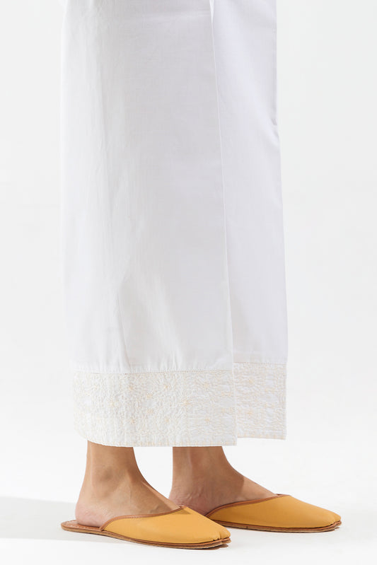 EMBROIDERED SLACK PANTS