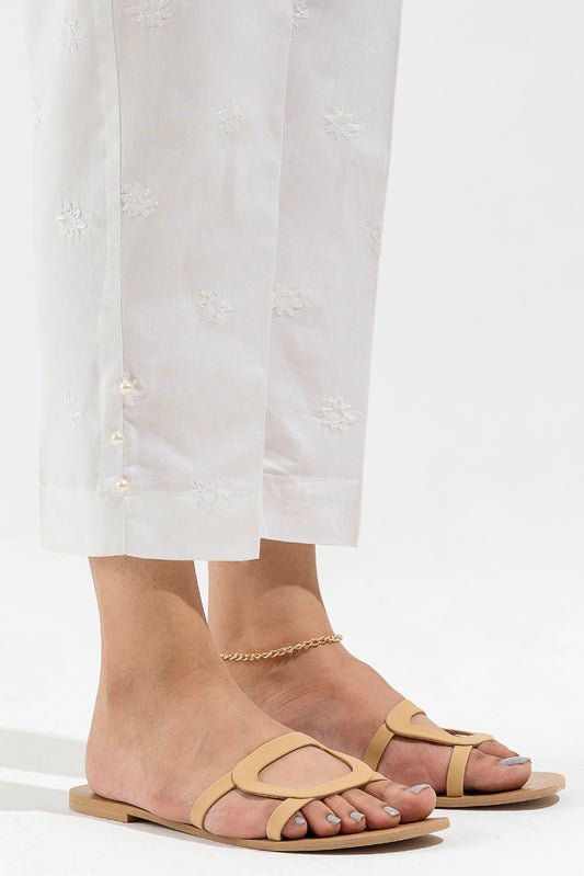 EMBROIDERED STRAIGHT PANTS