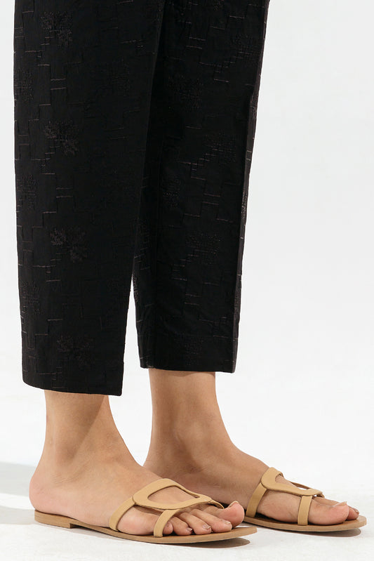 EMBROIDERED STRAIGHT PANTS
