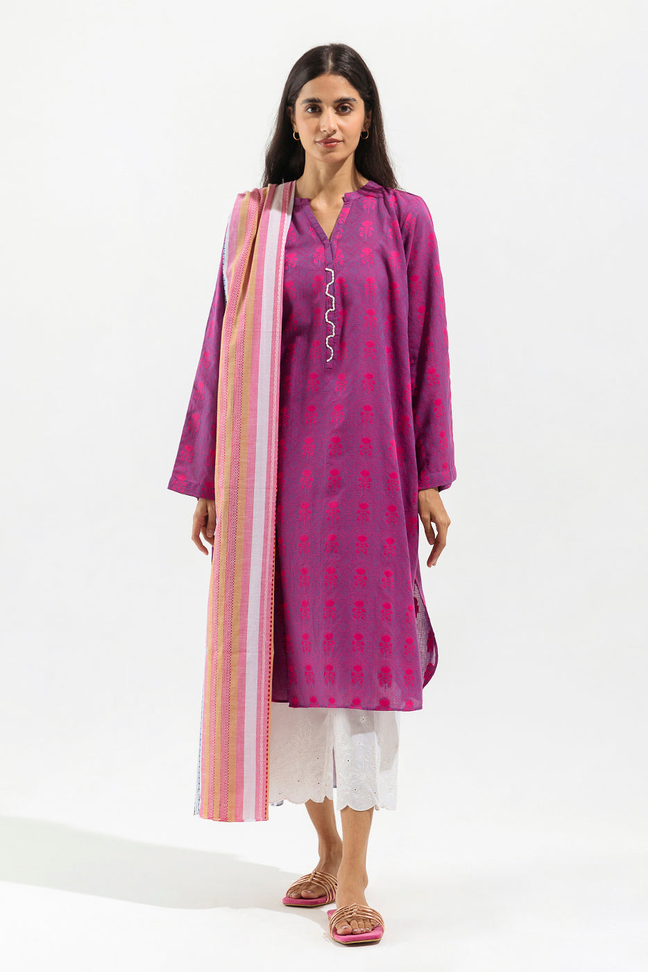 BASIC MULTI JACQUARD SHIRT (PRET)