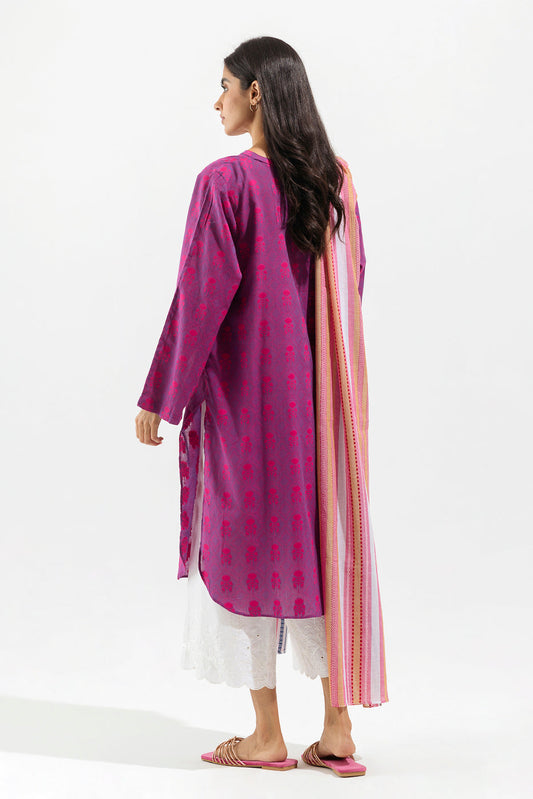 BASIC MULTI JACQUARD SHIRT (PRET)