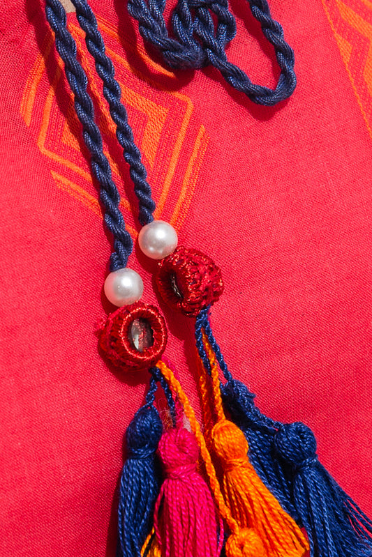 2 PIECE EMBROIDERED MULTI JACQUARD SUIT (PRET)