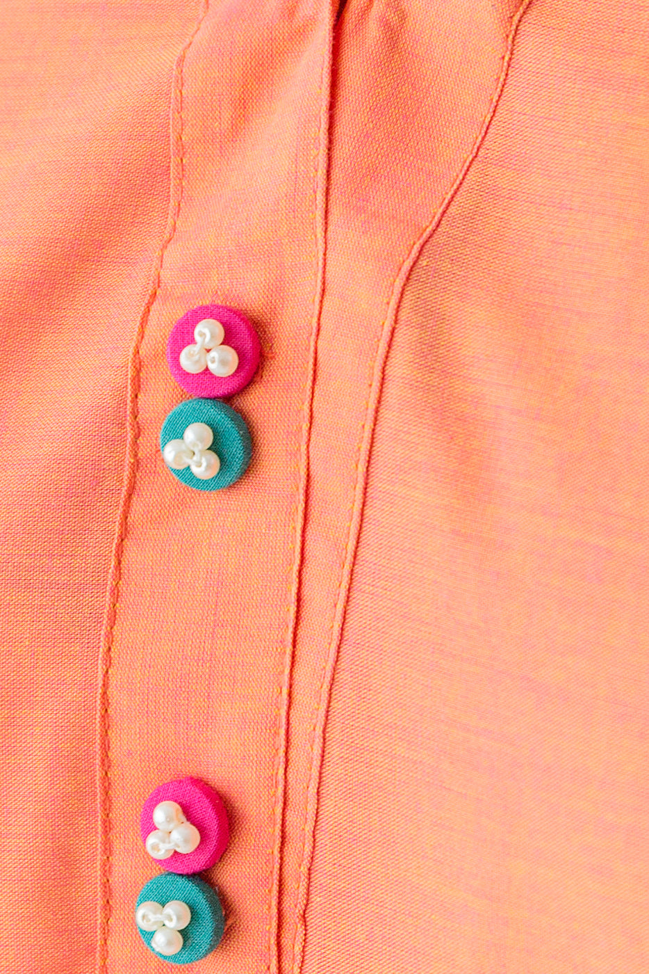 EMBROIDERED CHAMBRAY SHIRT (PRET)