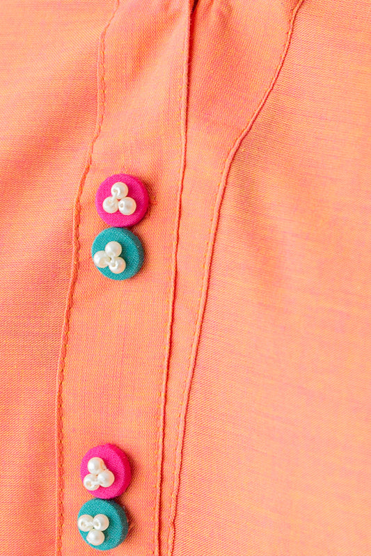 EMBROIDERED CHAMBRAY SHIRT (PRET)