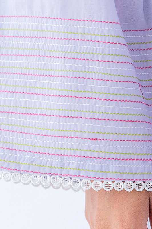 EMBROIDERED LAWN SHIRT (PRET)