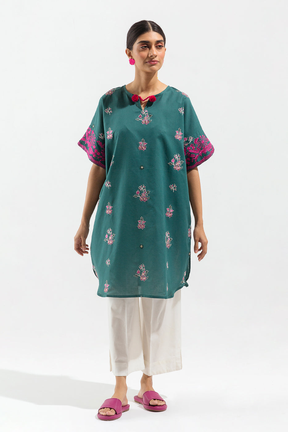 EMBROIDERED LAWN SHIRT (PRET)