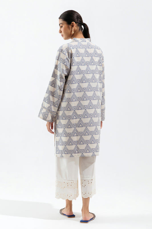 EMBROIDERED JACQUARD SHIRT (PRET)