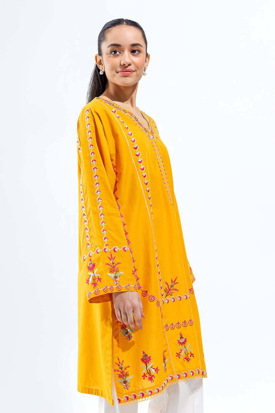 EMBROIDERED LAWN SHIRT (PRET)