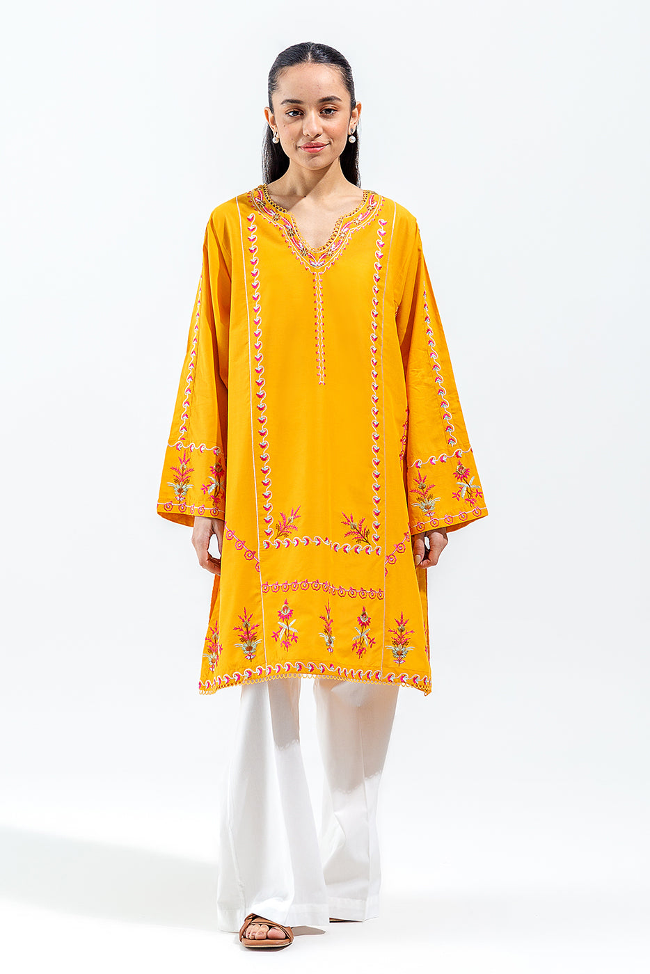 EMBROIDERED LAWN SHIRT (PRET)