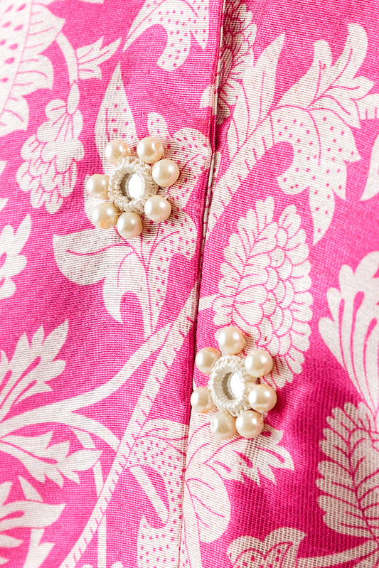 PRINTED ORGANZA SHIRT (LUXURY PRET)