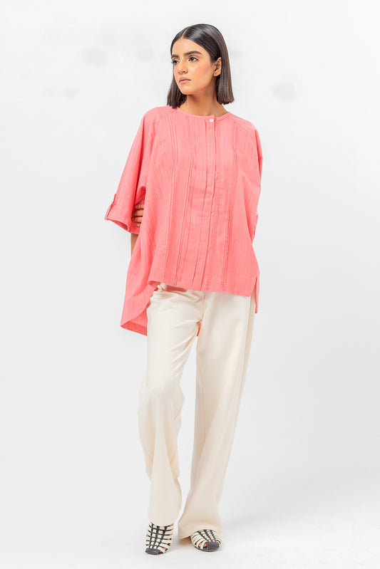 BRICK PINK HI-LOW TOP