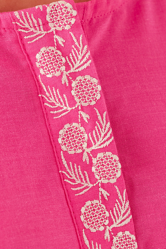 EMBROIDERED CHAMBRAY SHIRT (PRET)