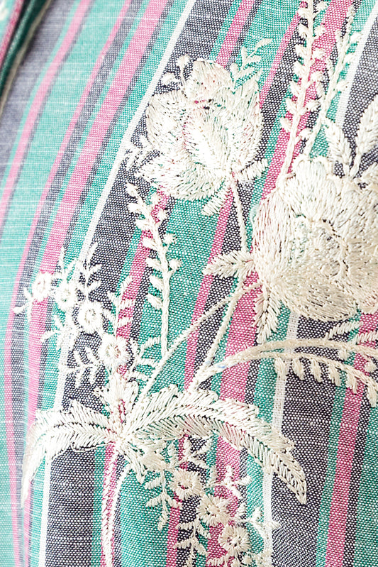 EMBROIDERED YARN DYED SHIRT (PRET)