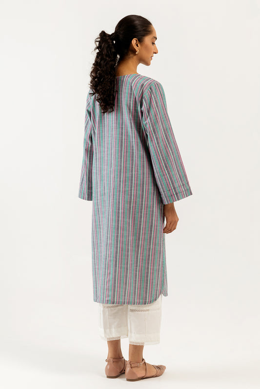 EMBROIDERED YARN DYED SHIRT (PRET)