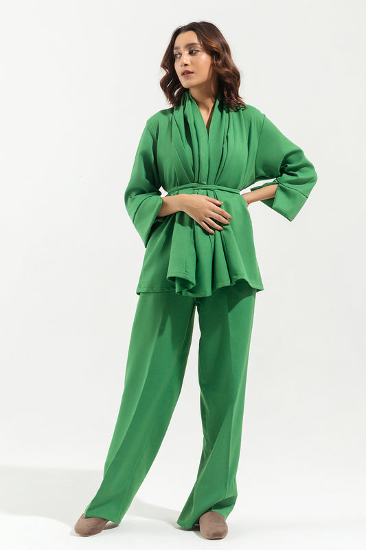 GREEN BOW TIE CO-ORD SET