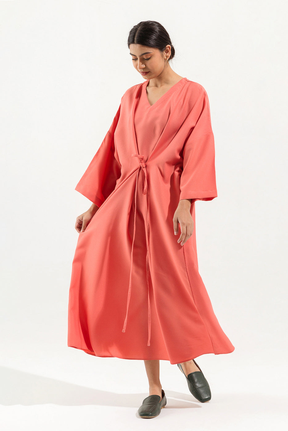 PEACH PINK LONG TUNIC