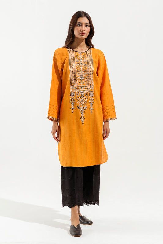 EMBROIDERED DORIA JACQUARD SHIRT (PRET)