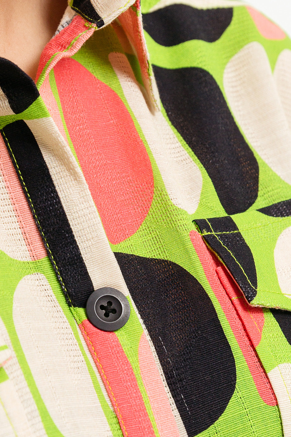 PRINTED JACQUARD  SHIRT (PRET)