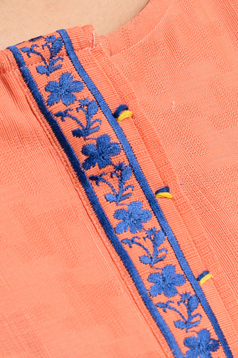 EMBROIDERED KHADDAR JACQUARD SHIRT (PRET)