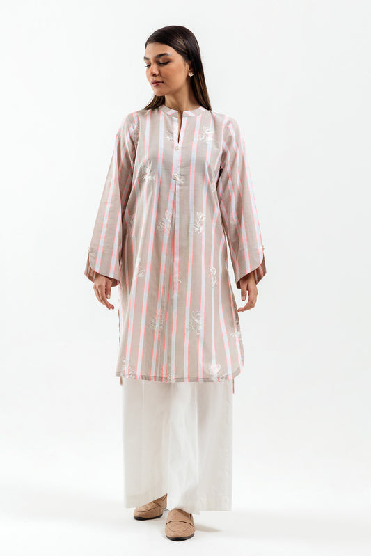 EMBROIDERED YARN DYED SHIRT (PRET)