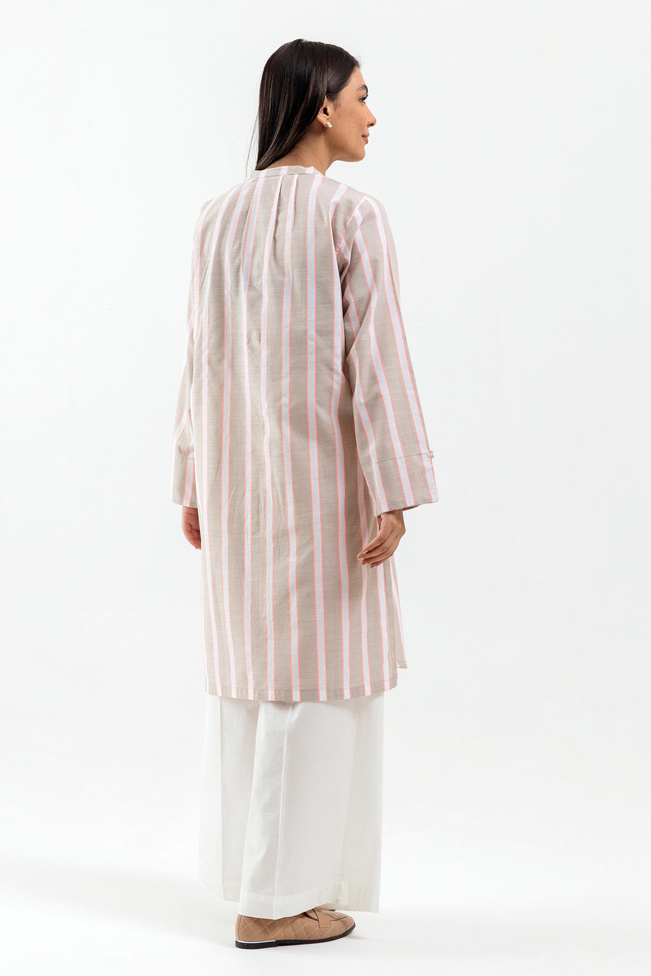 EMBROIDERED YARN DYED SHIRT (PRET)