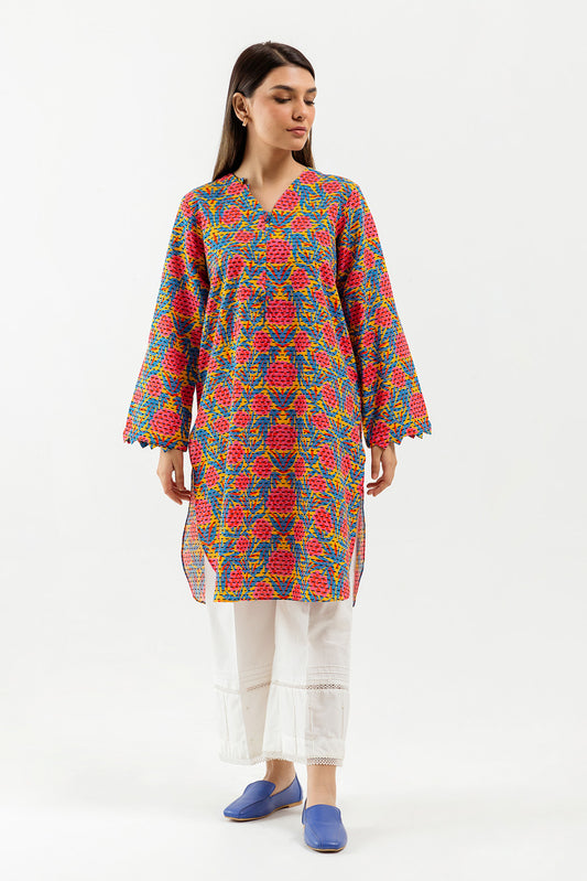 PRINTED KHADDAR  SHIRT (PRET)