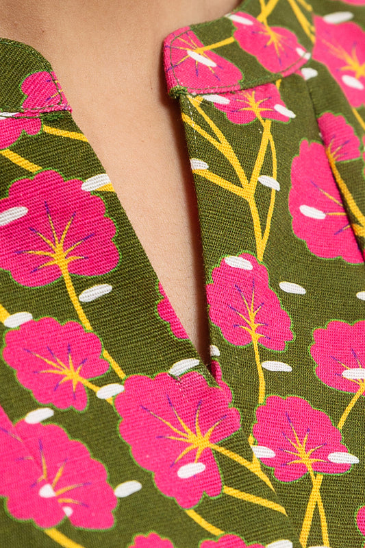 PRINTED KHADDAR SHIRT (PRET)