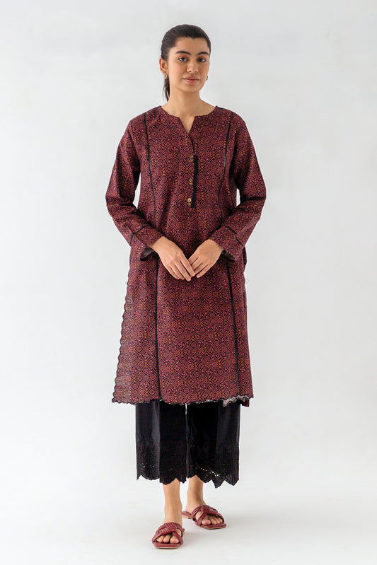 PRINTED KHADDAR SHIRT (PRET)