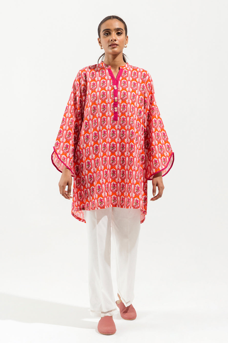 PRINTED KHADDAR SHIRT (PRET)