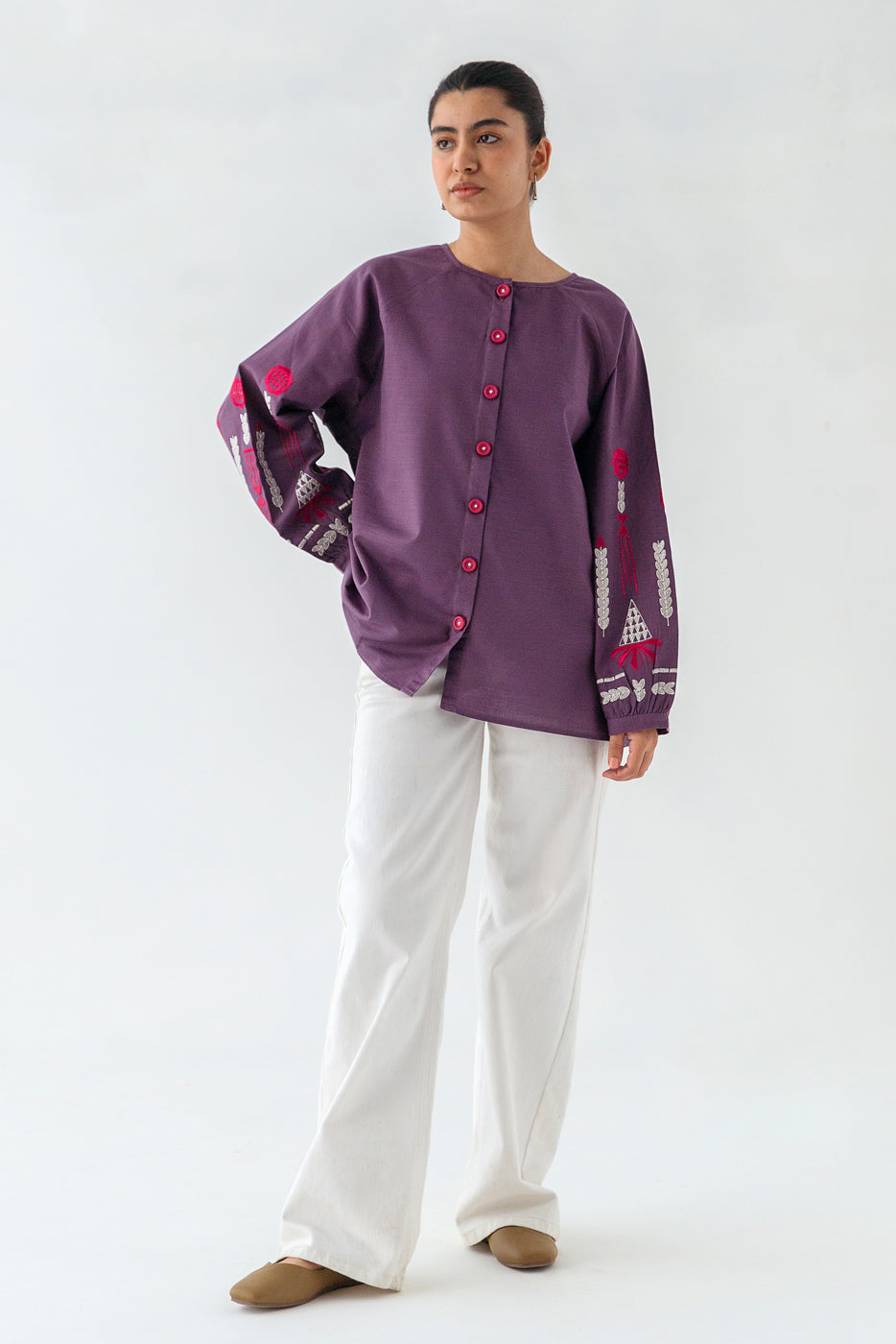 SLUB KHADDAR TOP (PRET)