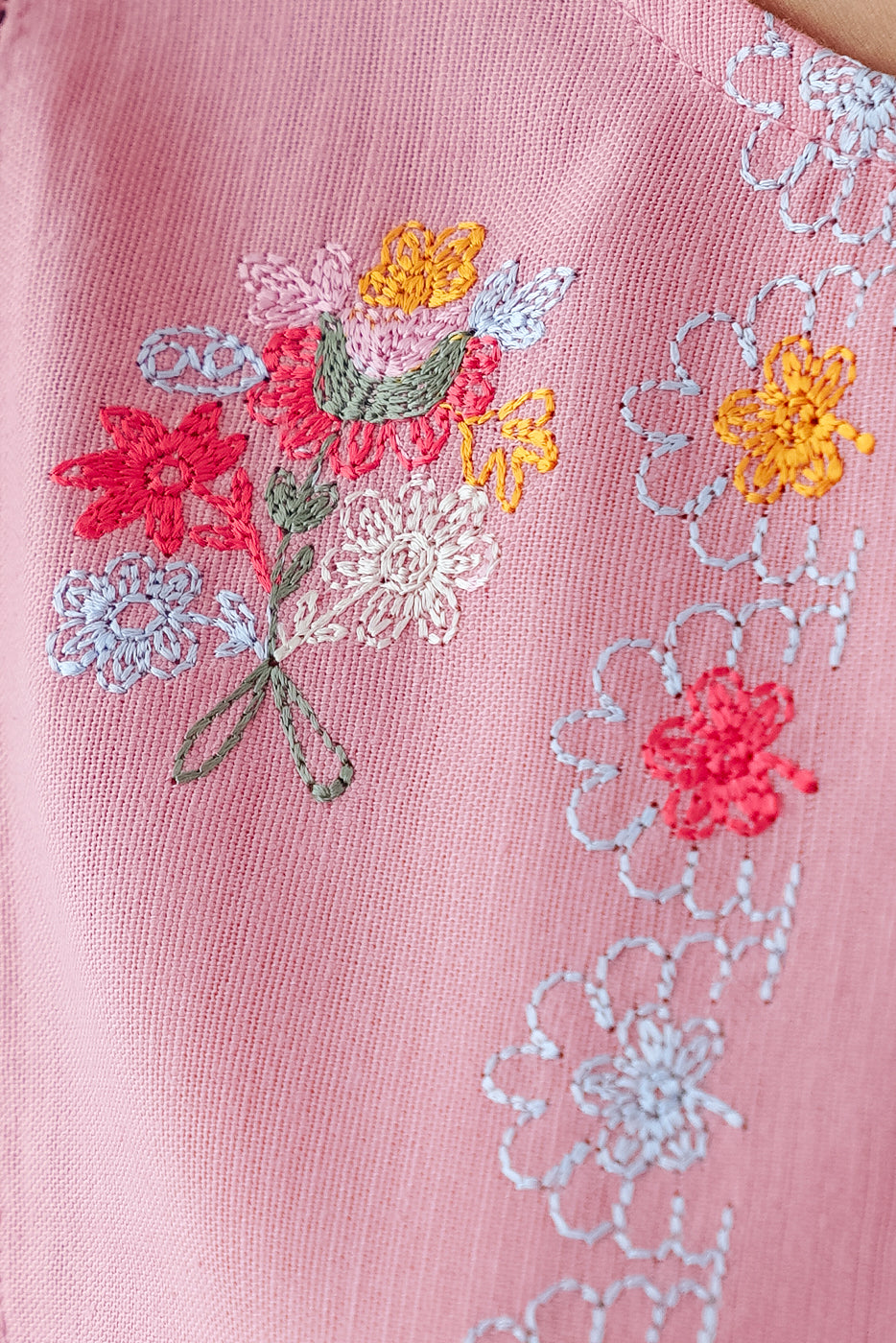 EMBROIDERED MIX SHIRT (PRET)