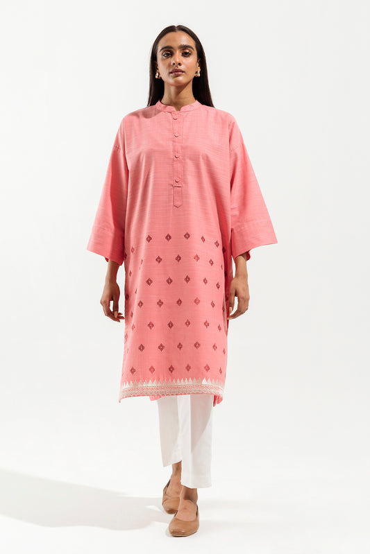 EMBROIDERED MIX SHIRT (PRET)