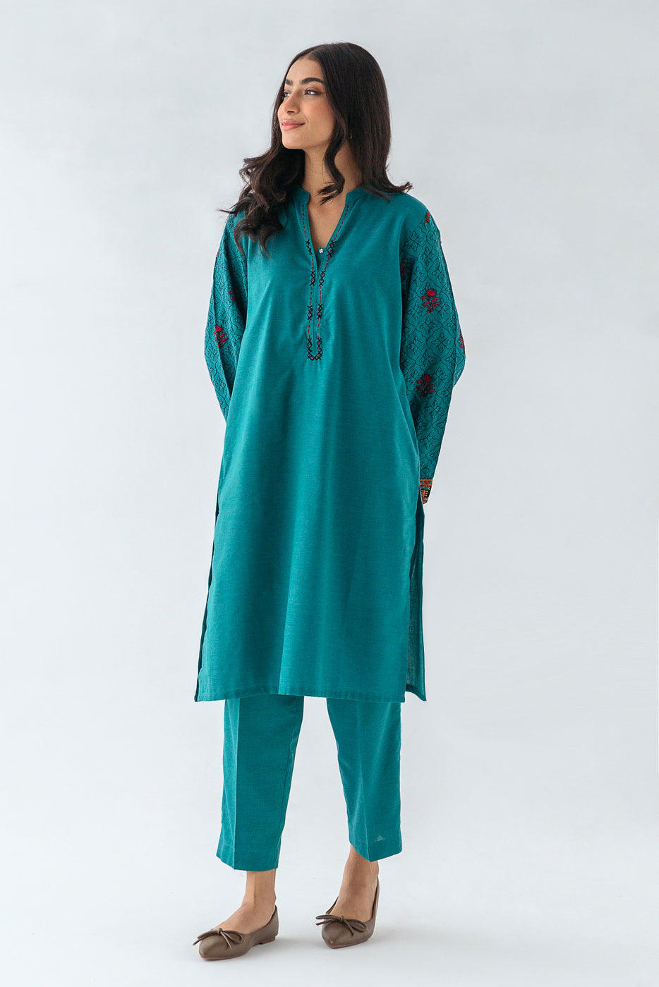 EMBROIDERED  SHIRT (PRET)