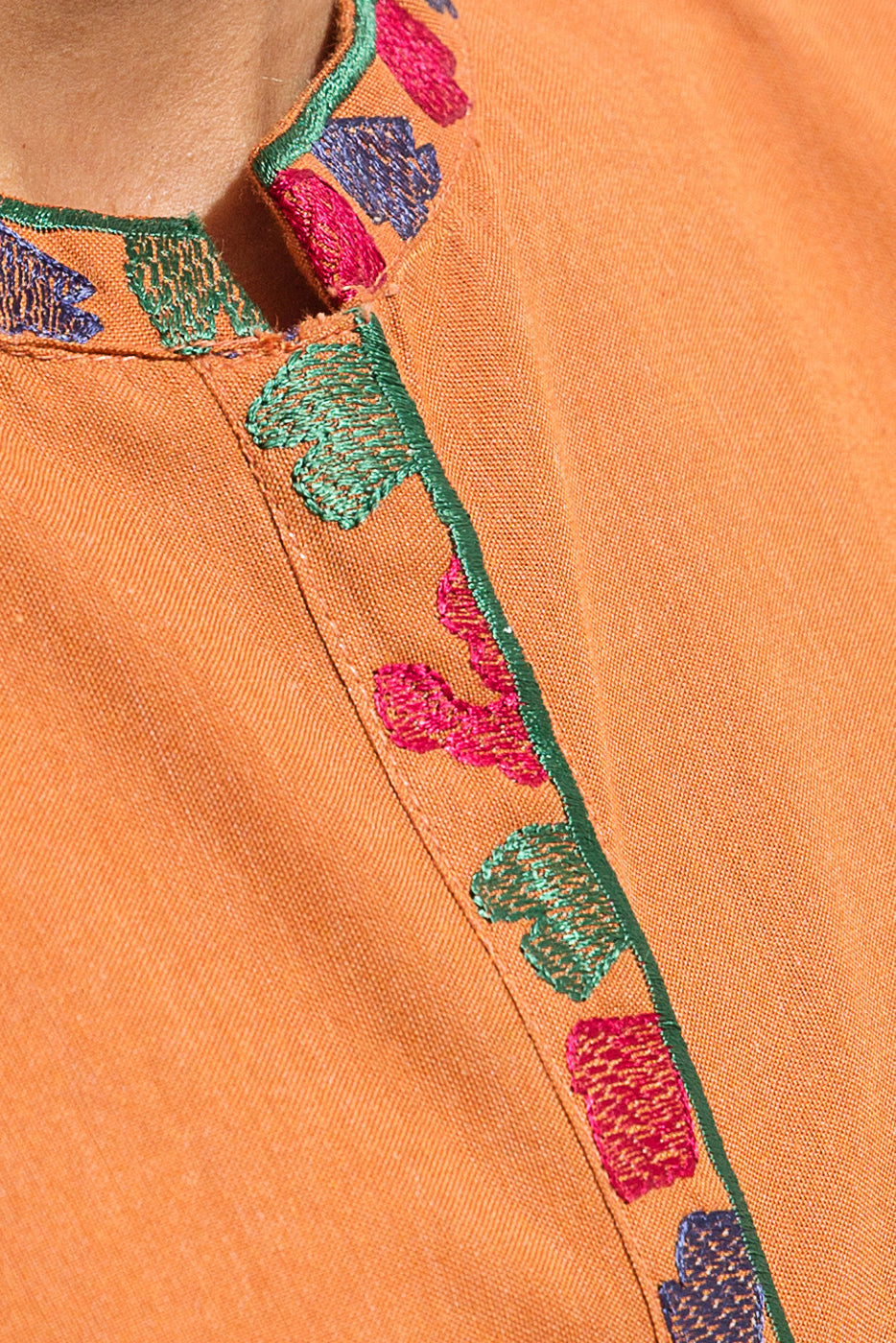 EMBROIDERED YARN DYED SHIRT (PRET)