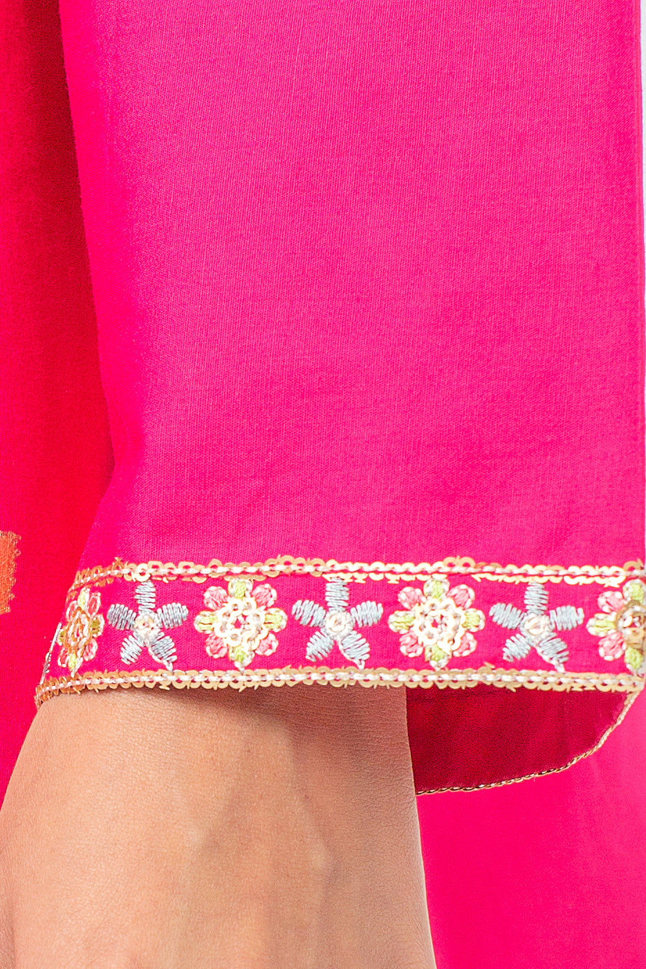 EMBROIDERED VISCOSE SHIRT (PRET)