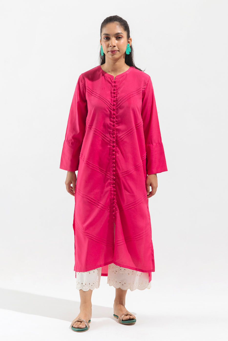 SOLID CREPE SHIRT (LUXURY PRET)