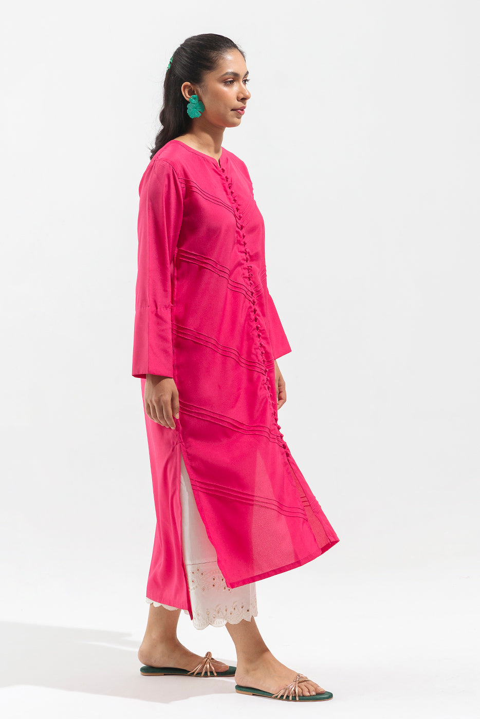 SOLID CREPE SHIRT (LUXURY PRET)