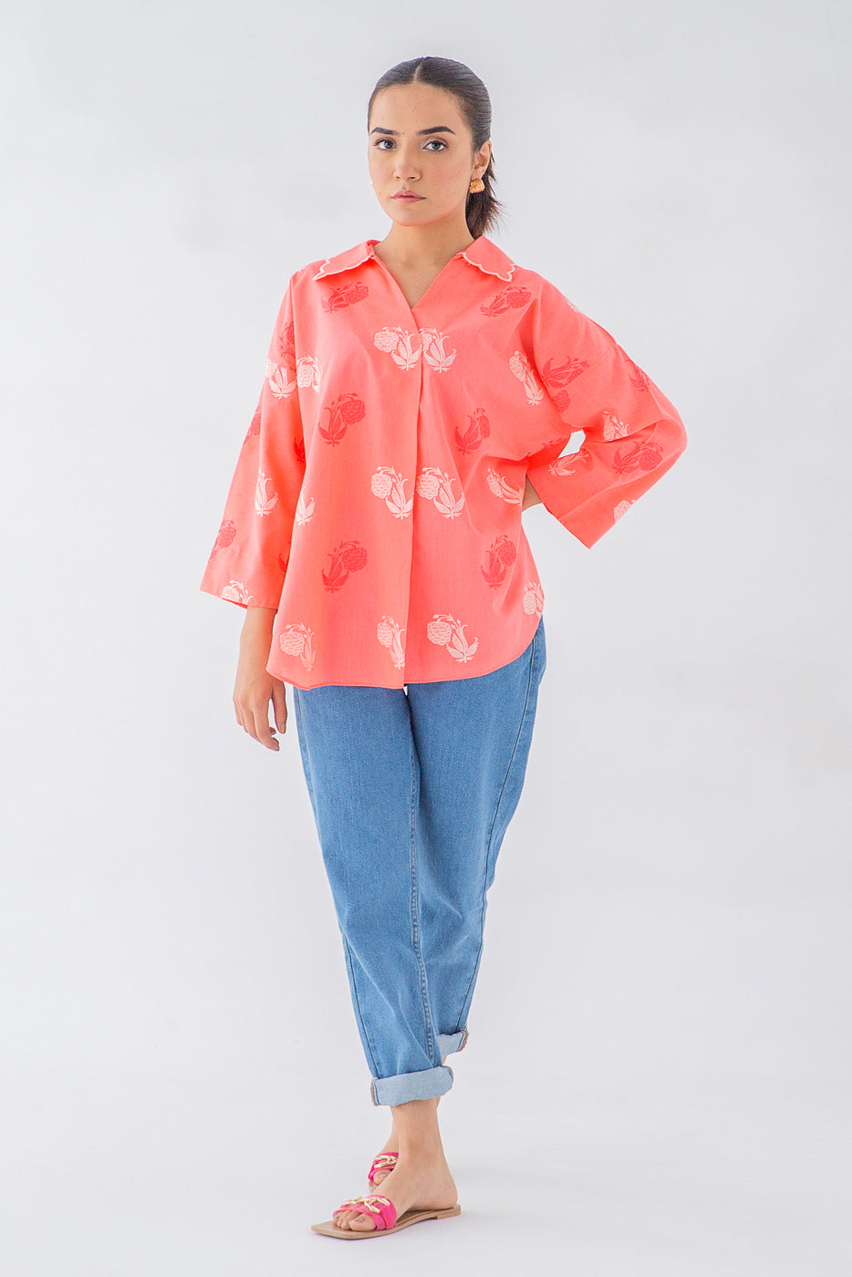 CHAMBRAY TOP (PRET)
