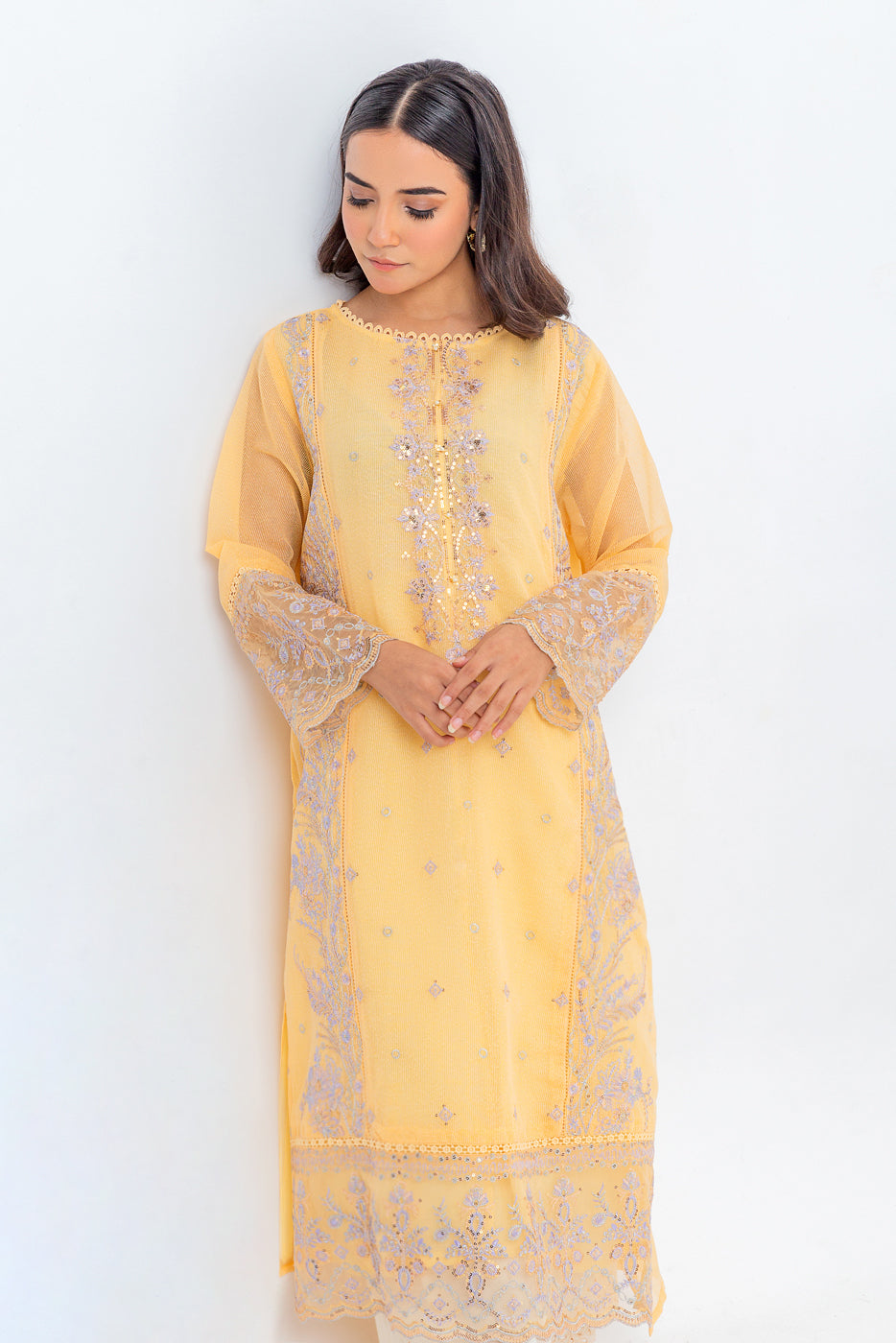 EMBROIDERED KARANDI SHIRT (LUXURY PRET)