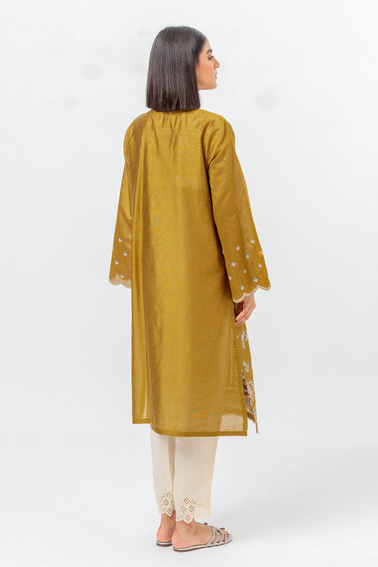 EMBROIDERED TWO TONE SHIRT (LUXURY PRET)