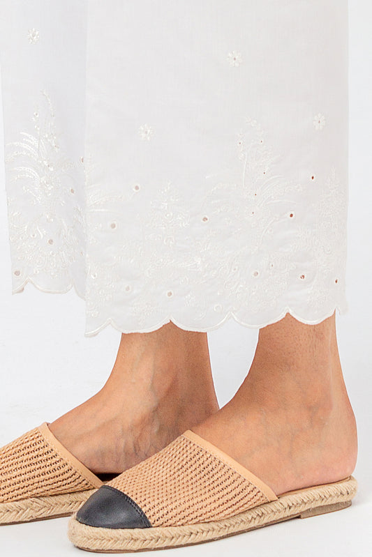 EMBROIDERED STRAIGHT PANTS