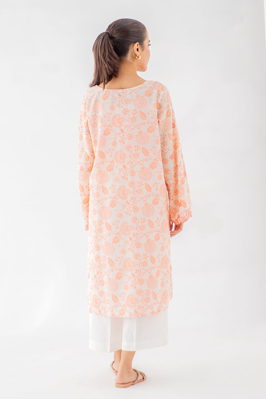 EMBROIDERED JACQUARD SHIRT (PRET)