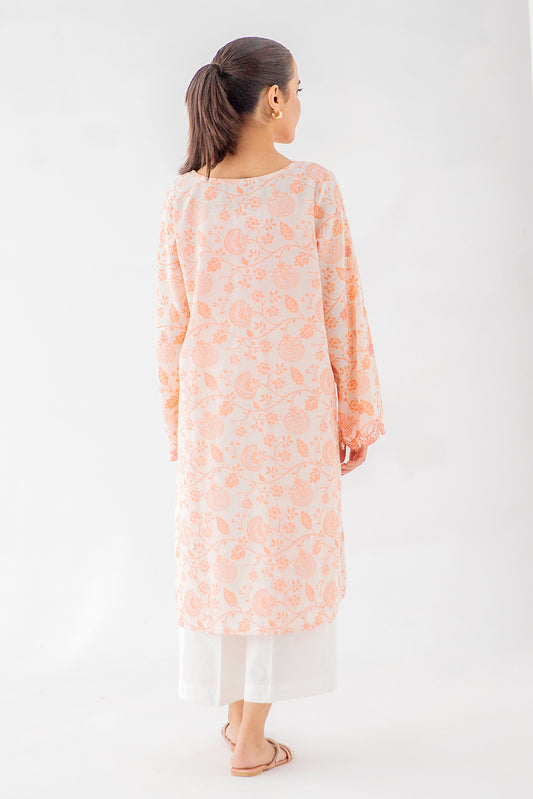 EMBROIDERED JACQUARD SHIRT (PRET)