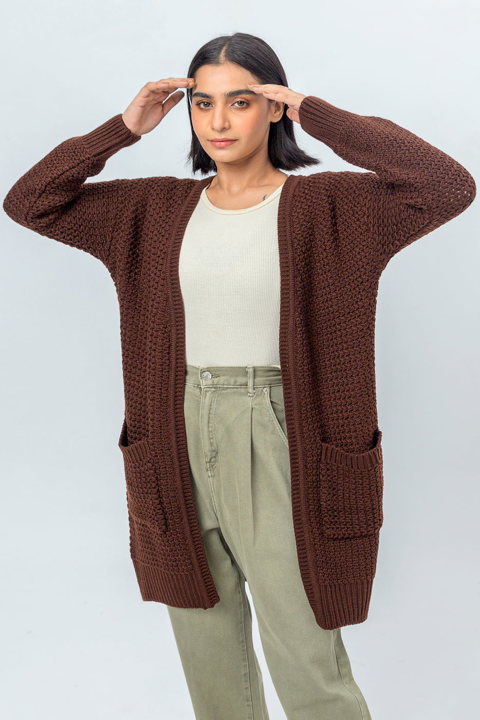knitted Shrug - BEECHTREE