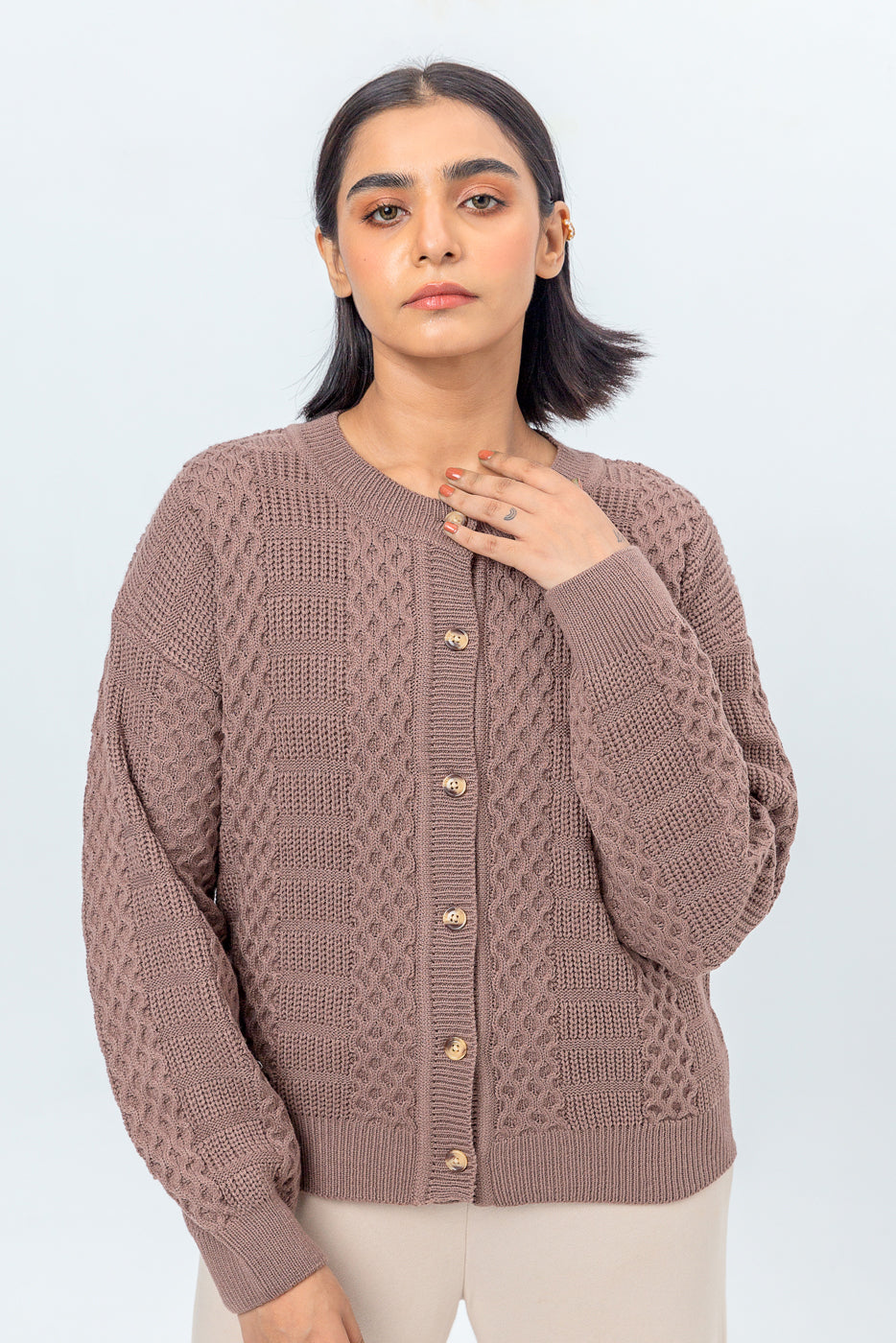 KNITTED CARDIGAN
